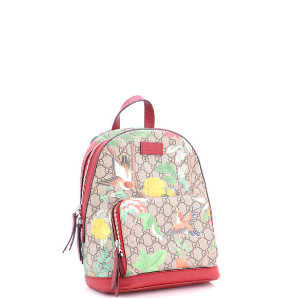Gucci Zip Pocket Backpack Tian Print Gg #239130G83B - Picture 2 of 7